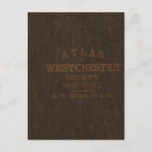 Postal Atlas del condado de Westchester, NY