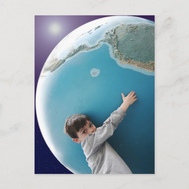 Postal Atlas, es hora de tu baño (Anverso)