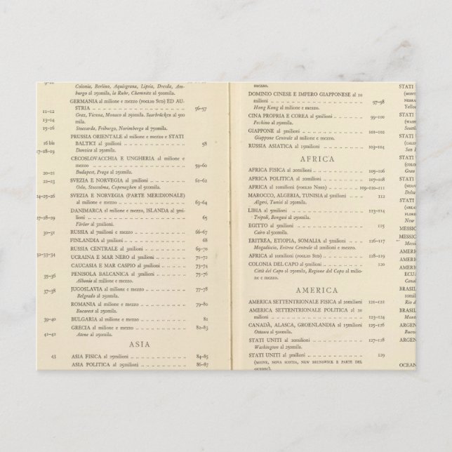 Postal Atlas internacional (Anverso)