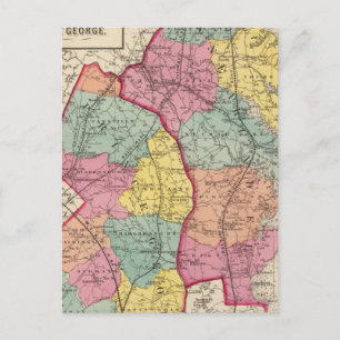 Postal Atlas topográficos de los condados de Maryland 4