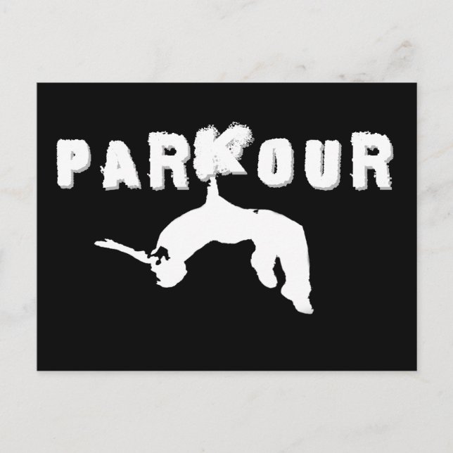Postal Atleta de Parkour (Anverso)