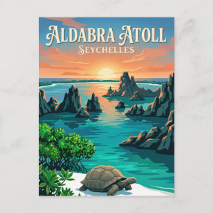 Postal Atolón de Aldabra Seychelles