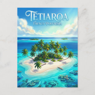 Postal Atolón Tetiaroa Polinesia Francesa
