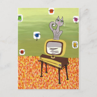 Postal Atomic TV y Cool Cat