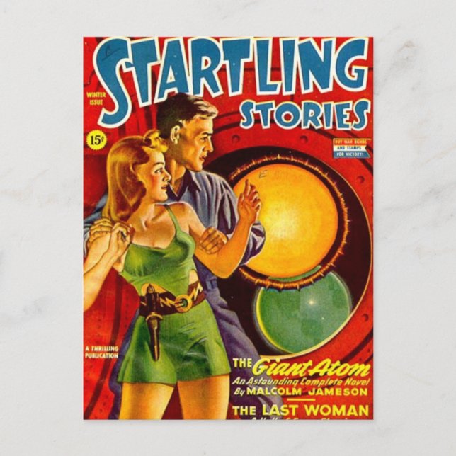 Postal Átomo gigante (Anverso)