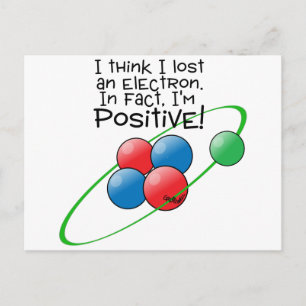 Postal Átomo positivo