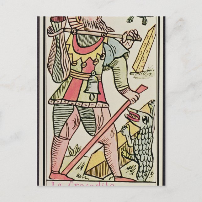 Postal Atonement, tarot card, francés (Anverso)
