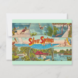 Postal Atracción Vintage Silver Springs