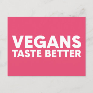 Postal Atractivo Vegano