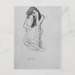Postal Atrapado desde el frente por Gustav Klimt