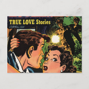 Postal Atrapado en un abrazo