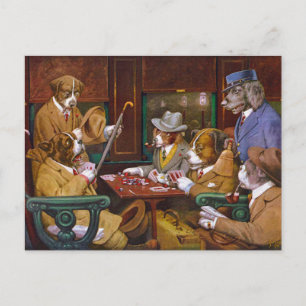 Postal ¡Atrapado! ("Su estación y cuatro ases")