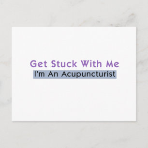 Postal Atraparse conmigo - soy acupuntor