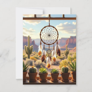 Postal Atrapasueños, Cañones del Desierto, Cactus  