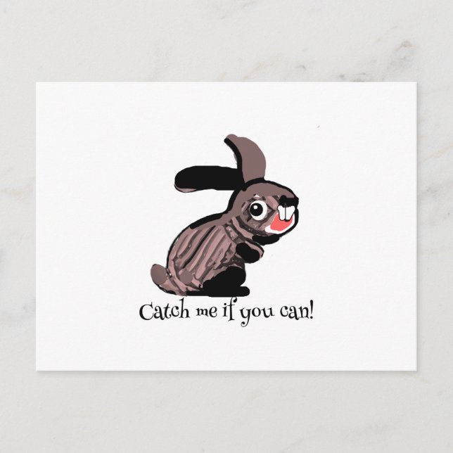 Postal Atrápenme si pueden (Anverso)