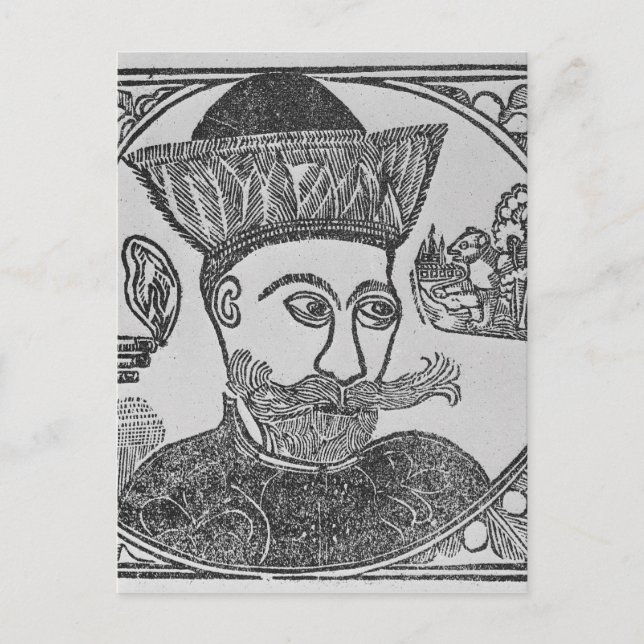 Postal Attila el Hun (Anverso)