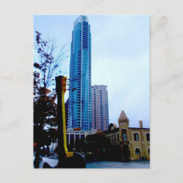 Postal ATX Downtown con guitarra