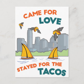 Postal ATX: Vine por el amor y se queda por los tacos
