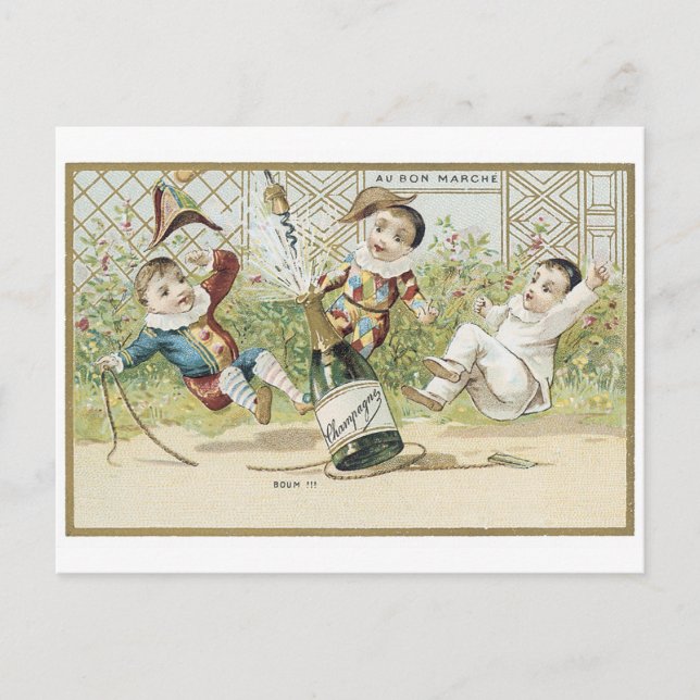 Postal Au Bon Marche (Anverso)