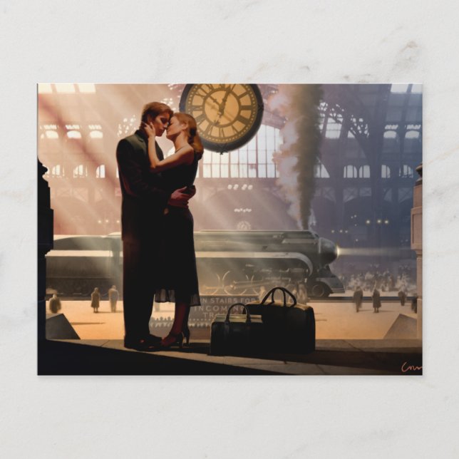 Postal Au Revoir (Anverso)