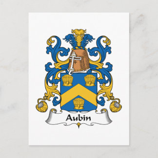 Postal Aubin Family Crest