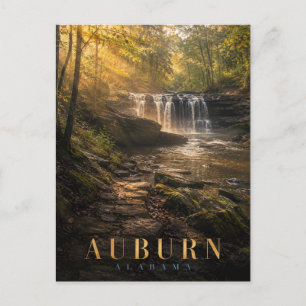 Postal Auburn Alabama Chewacla Falls REALMS