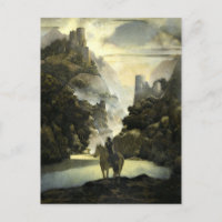 Aucassin busca Nicolette por Maxfield Parrish