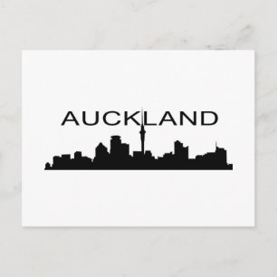 Postal Auckland en Silhouette