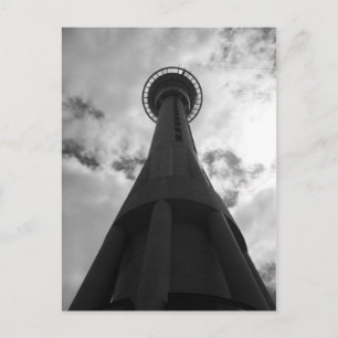 Postal Auckland NZ Sky BW