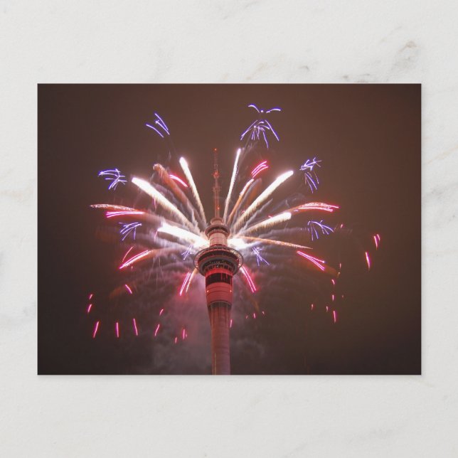 Postal Auckland Sky Tower (Anverso)