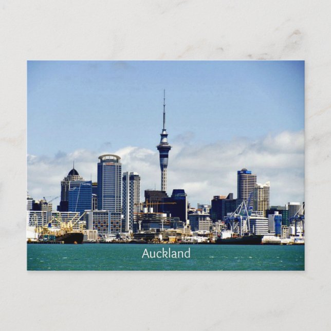 Postal Auckland Skyline (Anverso)