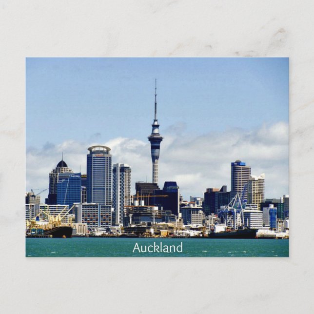 Postal Auckland Skyline (Anverso)
