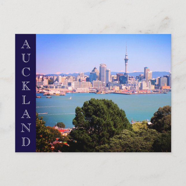 Postal auckland skyline nz (Anverso)