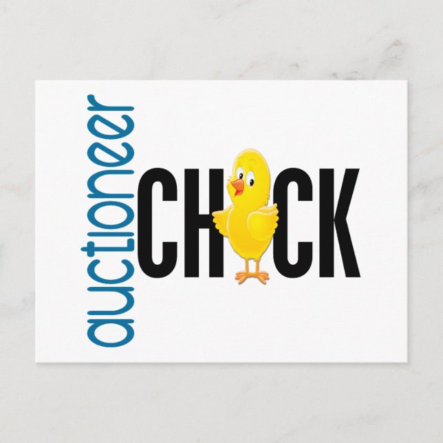 Postal Auctioneer Chick (Anverso)