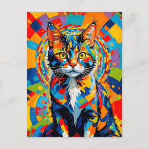 Postal Audaz Resumen de Arte Gato