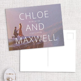 Postal Audénticos nombres modernos Foto Guardar la fecha