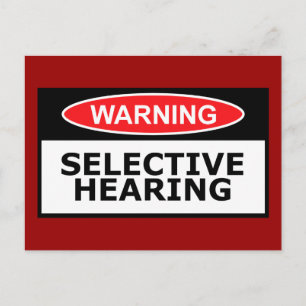 Postal Audiencia divertida