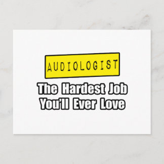 Postal Audióloga... El trabajo más difícil que jamás amar