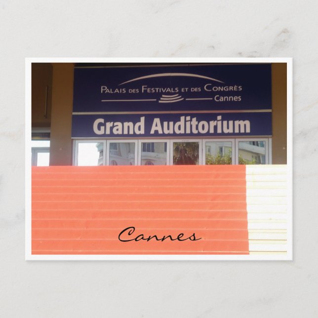 Postal auditorio cannes (Anverso)