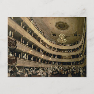 Postal Auditorio del Teatro Old Castle, 1888