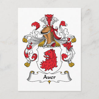 Postal Auer Family Crest