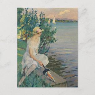 Postal Auf der Seemauer   Edward Cucuel