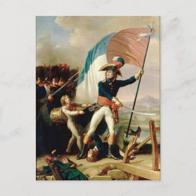 Postal Augereau en Arcole (Anverso)