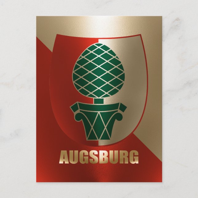 Postal Augsburg (Anverso)