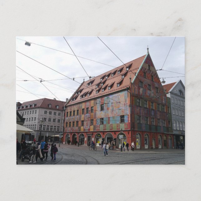 Postal Augsburgo, Alemania (Anverso)