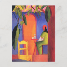 Postal August Macke - Café turco II