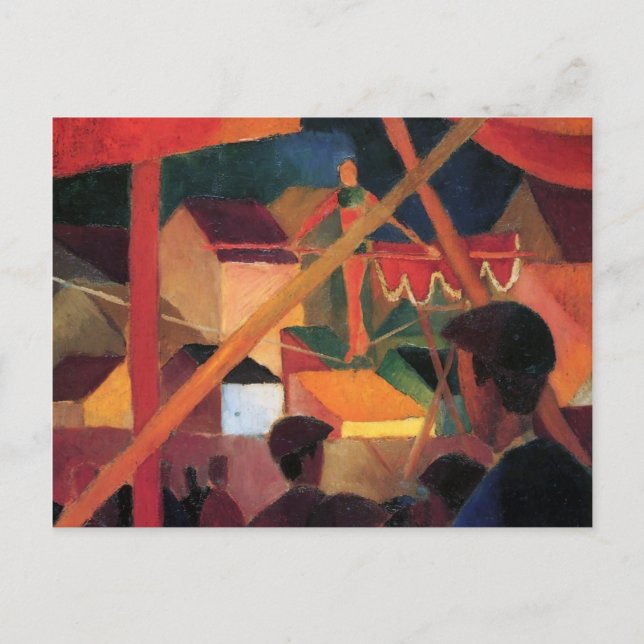Postal August Macke - Tightrope Walker (Anverso)