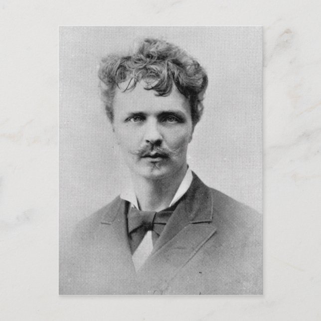Postal August Strindberg, 1 de enero de 1884 (Anverso)
