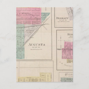Postal Augusta, Degraff, Ottumwa y Aliceville, Kansas