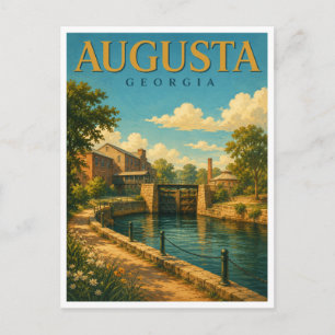 Postal Augusta Georgia Augusta Canal GeoSaga